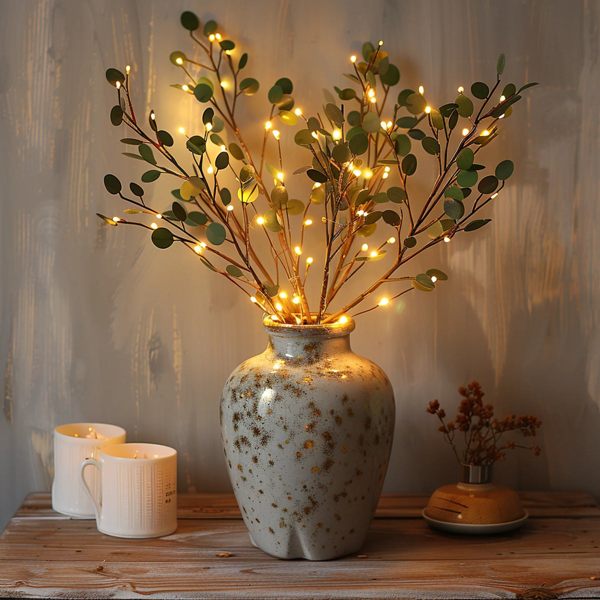 Decorative Branches Warm White LED Battery-Operated & Flexible
