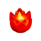 Decorative Candle Lotus Flower LED Battery Operated