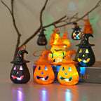 Decorative Candle Pumpkin Witch Hat Indoor & Outdoor