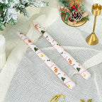Decorative Candles Handcrafted Wax Set Of 2
