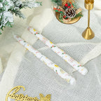 Decorative Candles Handcrafted Wax Set Of 2