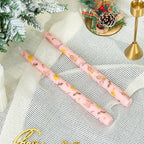Decorative Candles Handcrafted Wax Set Of 2
