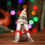 Decorative Christmas Figure Handcrafted Appliqué Details