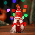 Decorative Christmas Figure Handcrafted Appliqué Details