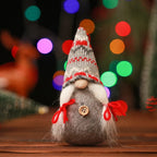 Decorative Christmas Figure Handcrafted Appliqué Details