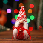 Decorative Christmas Figure Handcrafted Appliqué Details
