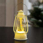 Decorative Christmas Lantern Warm LED Holiday Motif
