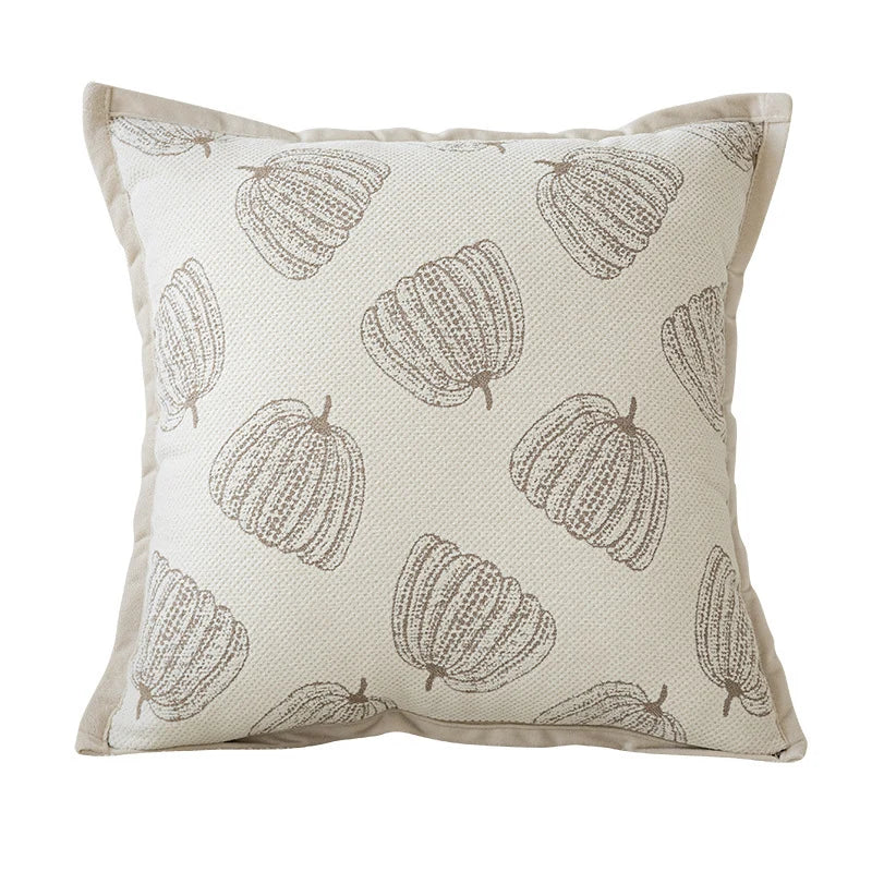 Decorative Cushion Cotton Cover Textured Stripes 18x18in