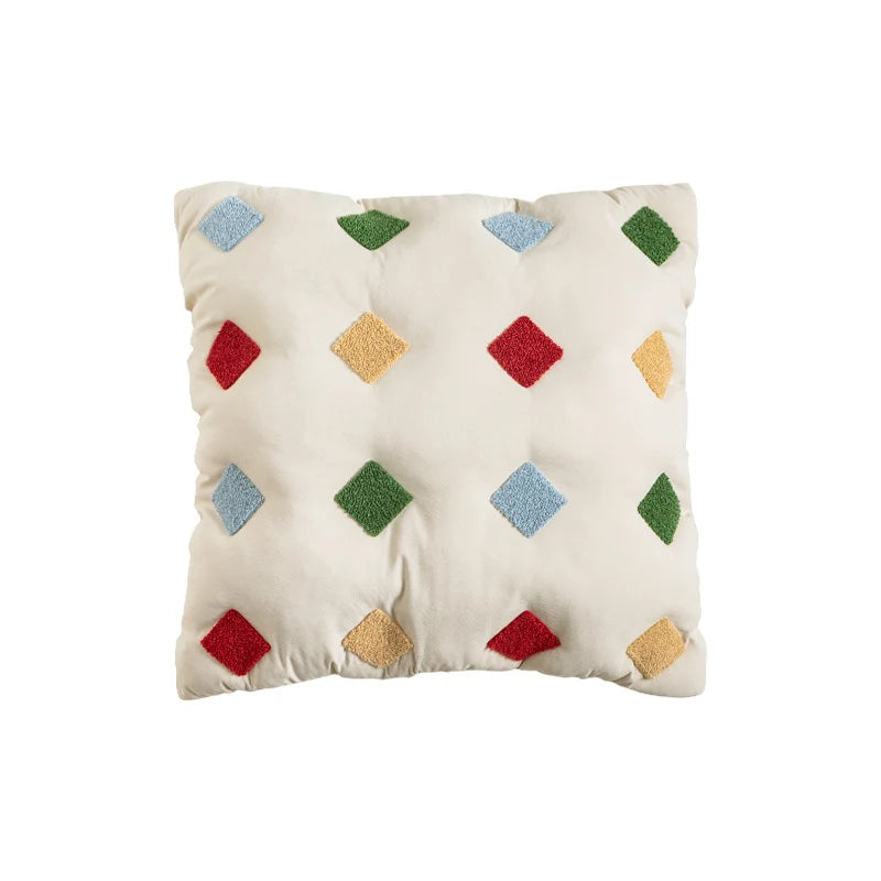 Decorative Cushion Cover 3D Tufted Diamond 18x18
