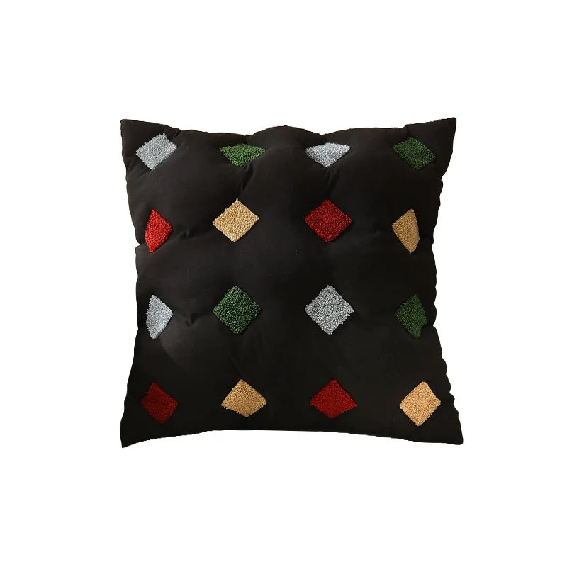 Decorative Cushion Cover 3D Tufted Diamond 18x18