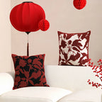 Decorative Cushion Cover Chenille Tufted Velvet Hidden Zipper 18x18