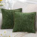 Decorative Cushion Cover Soft Chenille Machine Washable Multiple Sizes