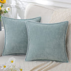 Decorative Cushion Cover Soft Chenille Machine Washable Multiple Sizes