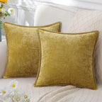 Decorative Cushion Cover Soft Chenille Machine Washable Multiple Sizes