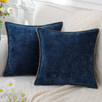 Decorative Cushion Cover Soft Chenille Machine Washable Multiple Sizes