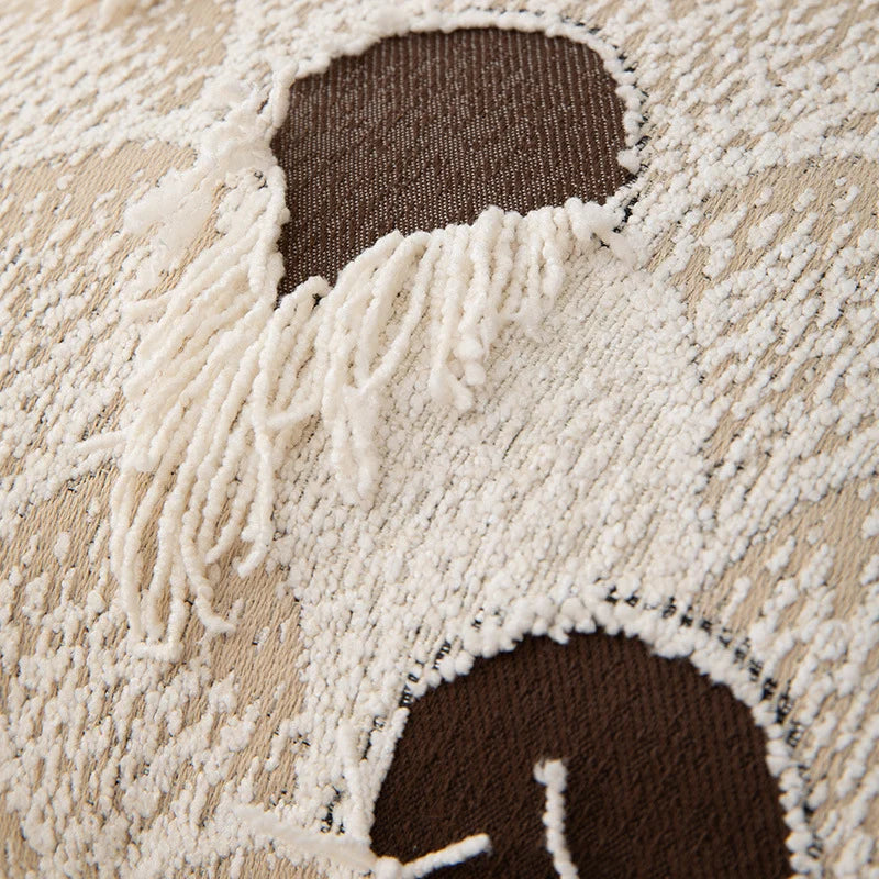 Decorative Cushion Cover Woven Jacquard Chevron 18x18