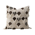 Decorative Cushion Cover Woven Jacquard Chevron 18x18