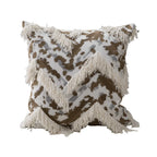 Decorative Cushion Cover Woven Jacquard Chevron 18x18