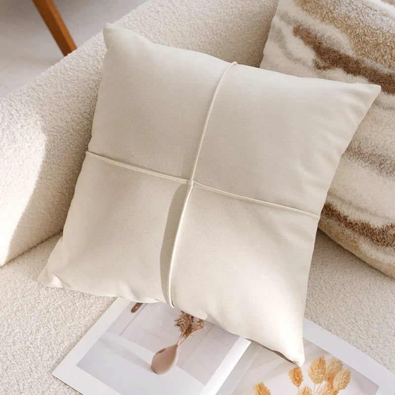 Decorative Cushion Linen Dog Motif Cover Or Filled