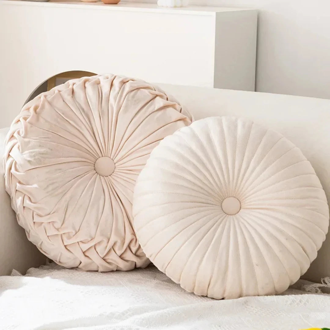 Decorative Cushion Round Soft Textured Machine Washable