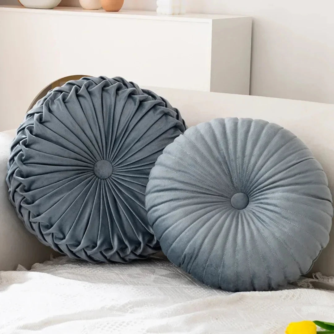 Decorative Cushion Round Soft Textured Machine Washable