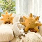 Decorative Cushion Sun & Moon Plush Cotton Blend