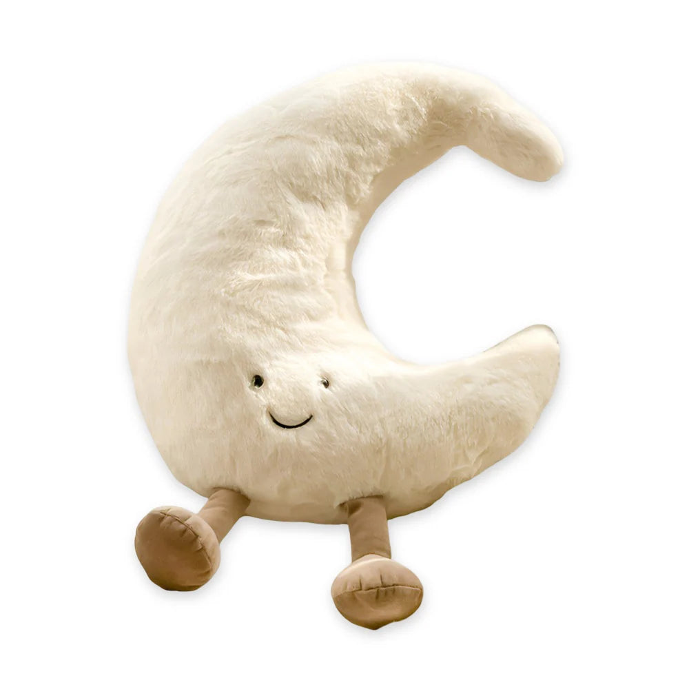 Decorative Cushion Sun & Moon Plush Cotton Blend