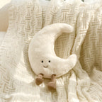Decorative Cushion Sun & Moon Plush Cotton Blend