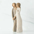 Decorative Figurine Three Sisters Hand-Painted Resin
