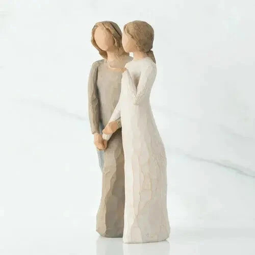 Decorative Figurine Three Sisters Hand-Painted Resin