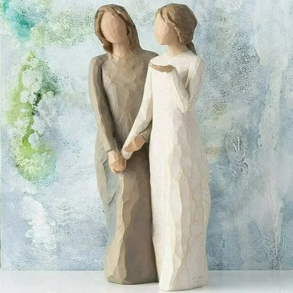 Decorative Figurine Three Sisters Hand-Painted Resin