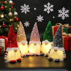 Decorative Gnome Handcrafted Glitter Hat & Fluffy Beard