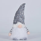 Decorative Gnome Handcrafted Glitter Hat & Fluffy Beard