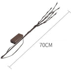 Decorative LED Branch Battery-Powered Warm White LEDs IP65 Waterproof