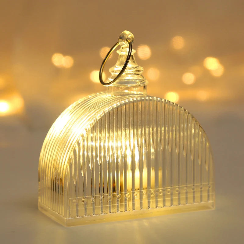 Decorative LED Lamp Warm Ambient Glow Energy-Efficient Lightweight & Portable