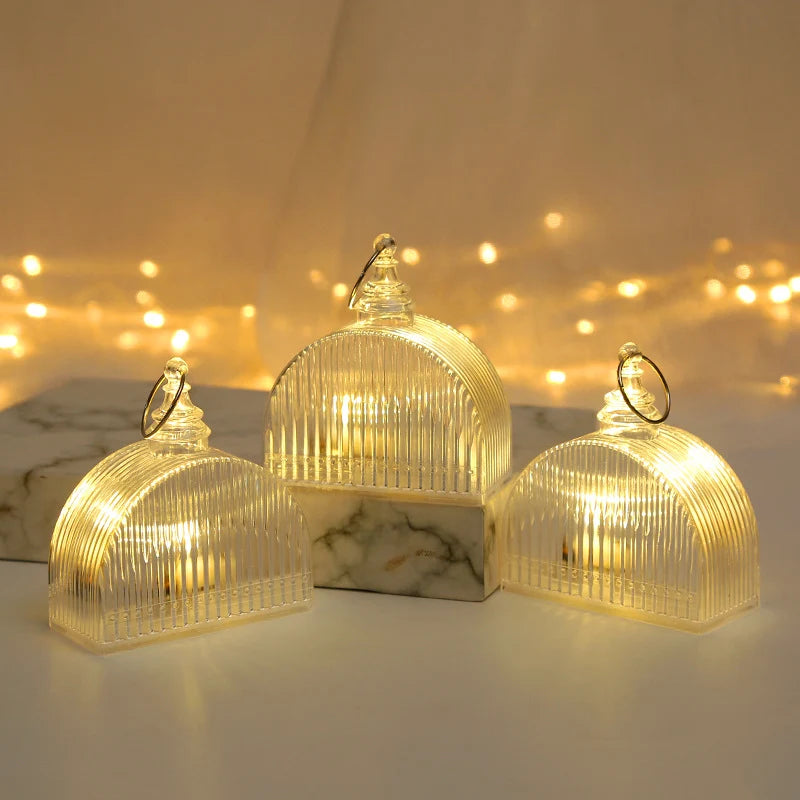 Decorative LED Lamp Warm Ambient Glow Energy-Efficient Lightweight & Portable