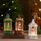 Decorative LED Lantern Holiday Figurine Battery-Operated Warm LED