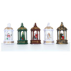 Decorative LED Lantern Holiday Figurine Battery-Operated Warm LED