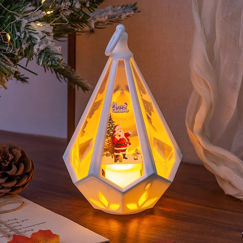 Decorative Lamp Lantern-Shaped Warm Glow Festive Designs