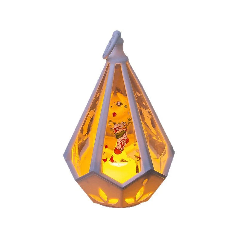 Decorative Lamp Lantern-Shaped Warm Glow Festive Designs