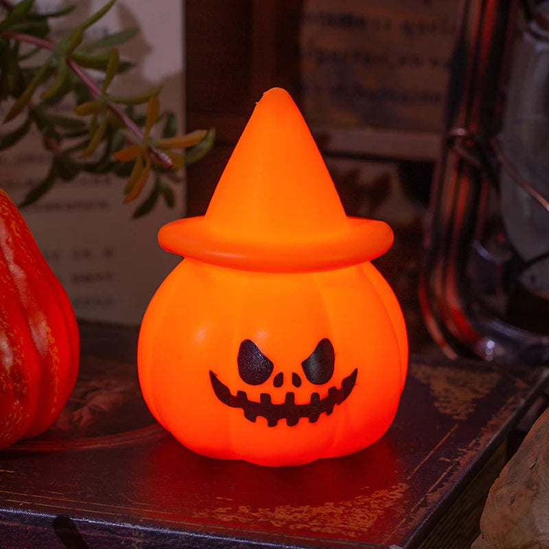 Decorative Lamp Pumpkin Witch Hat Warm LED