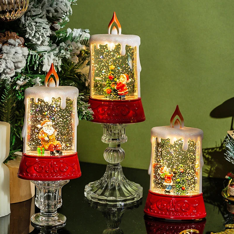 Decorative Lantern Built-In Glitter Light