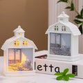Decorative Lantern Built-In Warm LED Lightweight Plastic