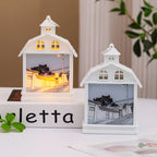 Decorative Lantern Built-In Warm LED Lightweight Plastic