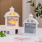 Decorative Lantern Built-In Warm LED Lightweight Plastic
