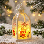 Decorative Lantern Christmas Motif Warm Glow Indoor Outdoor