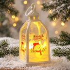 Decorative Lantern Christmas Motif Warm Glow Indoor Outdoor