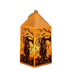 Decorative Lantern Halloween Cutout Warm LED Weather-Resistant