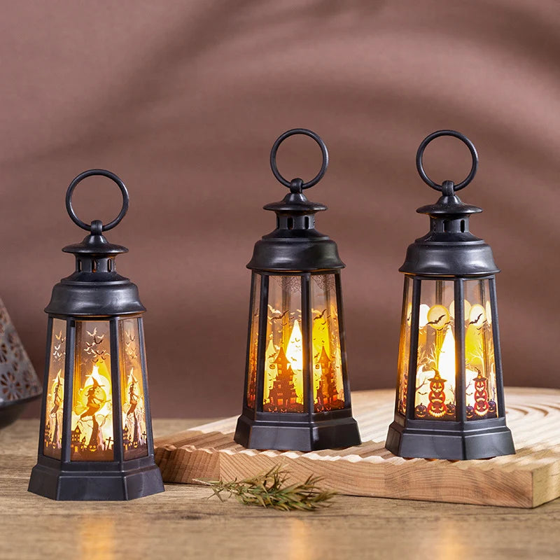 Decorative Lantern Halloween Cutout Weather-Resistant Indoor & Outdoor