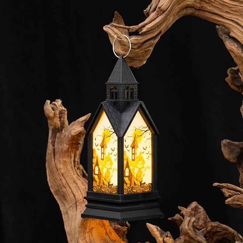 Decorative Lantern House Roof Cutout Weatherproof Hanging Hook